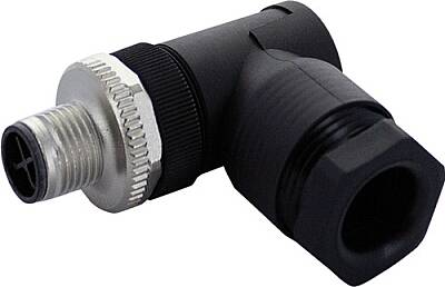 7000-P6401-0000000 M12 Power male 90° S-cod. screw terminal 4-pol., max. 2,5mm², 8 - 10mm - 1