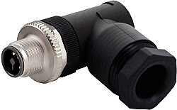 7000-P7401-0000000 M12 Power male 90° T-cod. screw terminal 4-pol., max. 1,5mm², 8 - 10mm