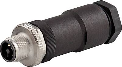 7000-P7591-0000000 M12 Power male 0° T-cod. screw terminal 4-pol., max. 1,5mm², 6 - 8mm - 1
