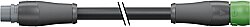 7000-P8148-P630060 MQ15 male 0° / MQ15 female 0° 48V DC type 2 PUR 6x2.5 bk UL/CSA+drag ch. 0.6m