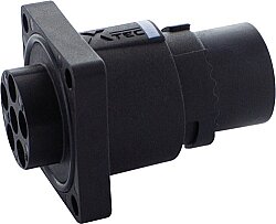 7000-P8183-0000000 MQ15-X-Power male receptacle front mount only housing - 2
