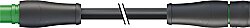 7000-P8242-P360030 MQ15 male 0° / MQ15 female 0° 600V AC type 3 PUR 4x2.5 bk UL/CSA+drag ch. 0.3m