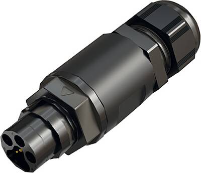 7000-P8501-0000000 MQ15 male 0° crimp connection 600V AC Typ 3 6-pol., 1,5 - 2,5mm², 6 - 12mm - 1