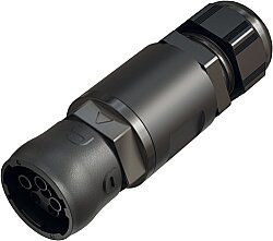 7000-P8541-0000000 MQ15 female 0° crimp connection 600V AC Typ 3 6-pol., 1,5 - 2,5mm², 6 - 12mm