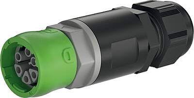 7000-P8548-0000000 MQ15 female 0° crimp connection 48V DC Typ 2 6-pol., 2,5mm², 6 - 12mm - 1