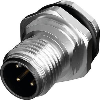 7000-R2113-11A2400 M12 male receptacle 0° A-cod. rear 3-pol., PCB pin - 1