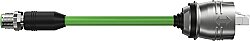 7000-SS621-8810350 M12 male 0° Y-cod. shielded / Drive Cliq IP67 to be discontinued - Last Time Order: 2026-07-31
