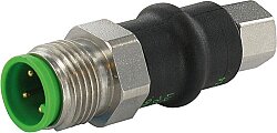 7002-42211-0000000 Adaptor M12 male / M8 female A-cod. V2A 4-pol., conf. 1,2,3,4