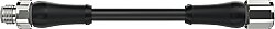 7002-P4241-P040150 M12 Power male 0° / female 0° L-cod. V2A PUR 5x1.5 bk UL/CSA+drag ch. 1.5m