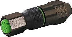 7003-12601-0000000 M12 female 0° IDC V2A 4-pol. 0,25 - 0,5mm²