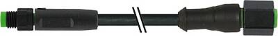 7003-88248-8280060 M8 male 0° / M8 female 0° A-cod. FEP 5x0,38 bk 0.6m - 1