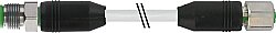 7004-40521-2423000 M12 male 0° / M12 female 0° A-cod. shielded V4A PUR 5x0.34 shielded gy UL/CSA+drag ch. 30m