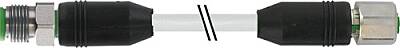 7004-40521-2423000 M12 male 0° / M12 female 0° A-cod. shielded V4A PUR 5x0.34 shielded gy UL/CSA+drag ch. 30m - 1