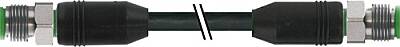 7004-47001-8050100 M12 male 0° / M12 male 0° Y-cod. shielded V4A PUR AWG20/26 shielded bk UL/CSA+drag ch. 1m - 1