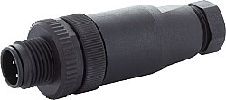 7005-12701-0000000 M12 male 0° A-cod. screw terminal Lite 4-pol., max. 0,75mm², 4 - 6mm
