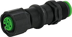 7005-15061-0000000 Adaptor M12 male / M12 female A-cod. Lite 4-pol., special assignment