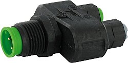 7005-41201-0000000 T-Coupler M12 male / M8 female A-cod. Lite 4-pol. / 2x 3-pol.