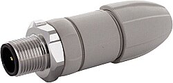 7024-12701-0000000 M12 male 0° A-cod. screw terminal F&B Pro 4-pol., 0,25 - 1,0mm², 3,5 - 6mm