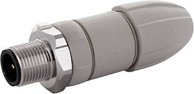 7024-12721-0000000 M12 male 0° A-cod. screw terminal F&B Pro 5-pol., 0,25 - 1,0mm², 3,5 - 6mm - 1