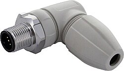 7024-12821-0000000 M12 male 90° A-cod. screw terminal F&B Pro 4-pol., 0,25 - 1,0mm², 3,5 - 6mm