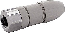7024-12921-0000000 M12 female 0° A-cod. screw terminal F&B Pro 5-pol., 0,25 - 1,0mm², 3,5 - 6mm