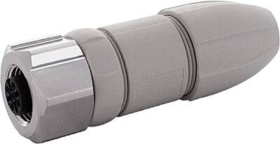 7024-12921-0000000 M12 female 0° A-cod. screw terminal F&B Pro 5-pol., 0,25 - 1,0mm², 3,5 - 6mm - 1