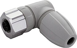 7024-13001-0000000 M12 female 90° A-cod. screw terminal F&B Pro 5-pol., 0,25 - 1,0mm², 3,5 - 6mm