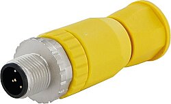 7030-12731-0000000 M12 male 0° A-cod. screw terminal 5-pol. 0,14 - 1,5mm², 2,5 - 8mm