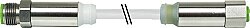 7044-40312-2140500 M12 Steel male 0°/ M12 Steel female 0° A-cod. LED PVC 4x0.34 gy UL/CSA 5m