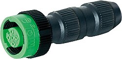 7050-12581-0000000 MQ12 female 0° A-cod. IDC 3-pol. 0.25…0.5mm², 4 - 5,1mm