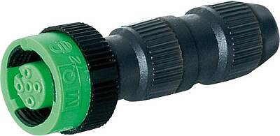 7050-12581-0000000 MQ12 female 0° A-cod. IDC 3-pol. 0.25…0.5mm², 4 - 5,1mm - 1