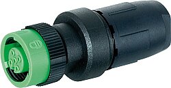 7050-12621-0000000 MQ12 female 0° A-cod. IDC 3-pol. 0.5…1.0mm², 5,5 - 8,0mm