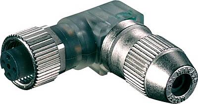 7356-12691-0000000 MOSA M12 female 90° 3LED field-wireable (IDC) 4-pole 0.25…0.5mm² - 1