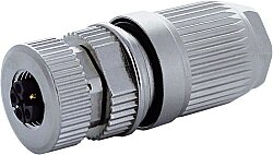 7356-P4421-0000000 M12 female 0° L-cod. field- wireable (IDC) 5-pol. 0.75…1.5mm² 5.8-13.5mm