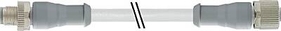 7358-40041-2580100 M12 male 0° / M12 female 0° IO-Link PUR 5x0.34 gy UL/CSA+robot+drag chain 1m - 1