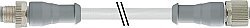 7358-40041-2581000 M12 male 0° / M12 female 0° IO-Link PUR 5x0.34 gy UL/CSA+robot+drag chain 10m