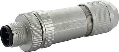 7700-14801-0000000 M12 male 0° D-cod. Push-Lock, EthernetIP 4-pol., 0,14 - 0,75mm², 4 - 8mm, shielded - 1