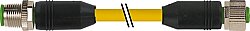 7700-40021-1502000 M12 male 0° / M12 female 0° A-cod. TPE 4x18/19AWG ye UL/CSA. ITC/PLTC 20m