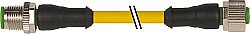 7700-40041-U052000 M12 male 0° / M12 female 0° A-cod. TPE 5x22AWG ye UL/CSA. ITC/PLTC 20m
