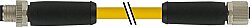 7700-P4141-U0N1000 M12 Power L-coded 4pol. male 0° / female 0° TPE 4x14AWG ye UL/CSA, TC-ER, IEC 10m