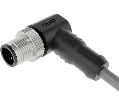 M12 12 PİN ERKEK 90° 5 M PUR SENSÖR KABLOSU OLVO - 1