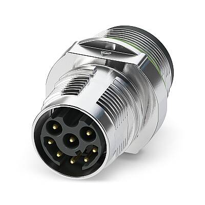 M17-08P1N8A6100S - Cihaz geçmeli konnektörü önde montaj - 1