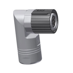 M18 8 Kontak Kablo Tip Dişi E Dizilim 90° Konnektör  TE CONNECTİVİTY INTERCONTEC  C37A101NN00020102342