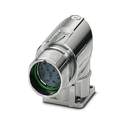 M23-09S1N8AA600S - Cihaz geçmeli konnektörü önde montaj - 1
