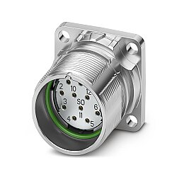 M23-12S1N12WB00S - Cihaz geçmeli konnektörü önde montaj