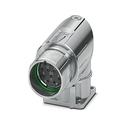 M23-12S2N8AA600S - Cihaz geçmeli konnektörü önde montaj - 1