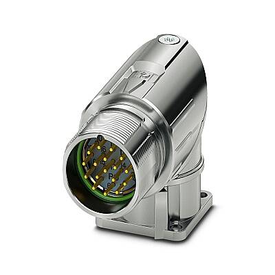 M23-17P1N8AA500S - Cihaz geçmeli konnektörü önde montaj - 1