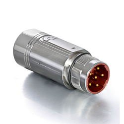 M23 9 Kontak Kablo Tip Erkek 180° (Düz) Konnektör  TE CONNECTİVİTY INTERCONTEC  BKUA145NN00590200000