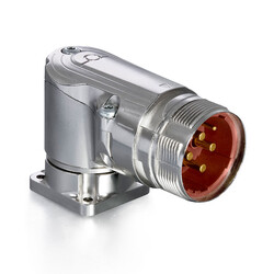 M40 6 Kontak Panel Tip Erkek 90° Konnektör  TE CONNECTİVİTY INTERCONTEC  CEDE270NN00000510000