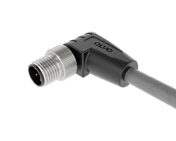 M8 3 PİN ERKEK 90° 2 M PVC SENSÖR KABLOSU OLVO